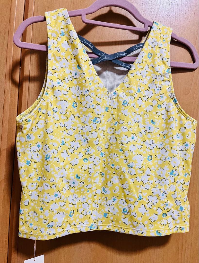 新品未使用　 【SUKALA】アメリカンスリーブショートタンクトップ　Ｌサイズ