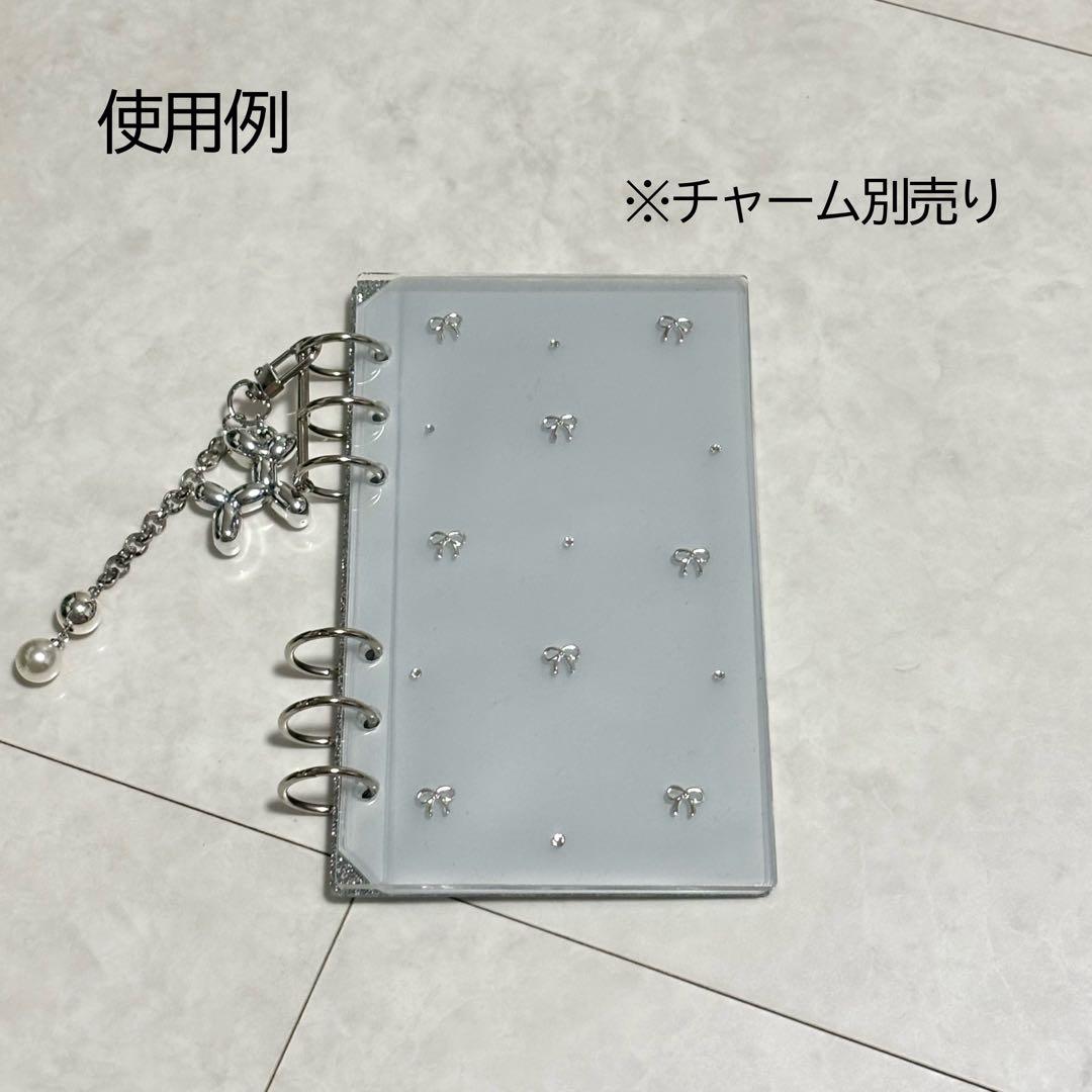 ✨さ✨A6 アクリルレジンバインダー　リング付き×2セット