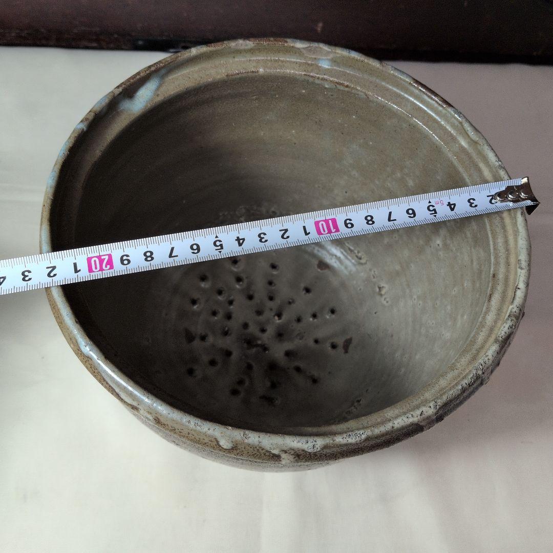 津軽の古い焼き物　悪戸焼　湯通し　紅葉の図