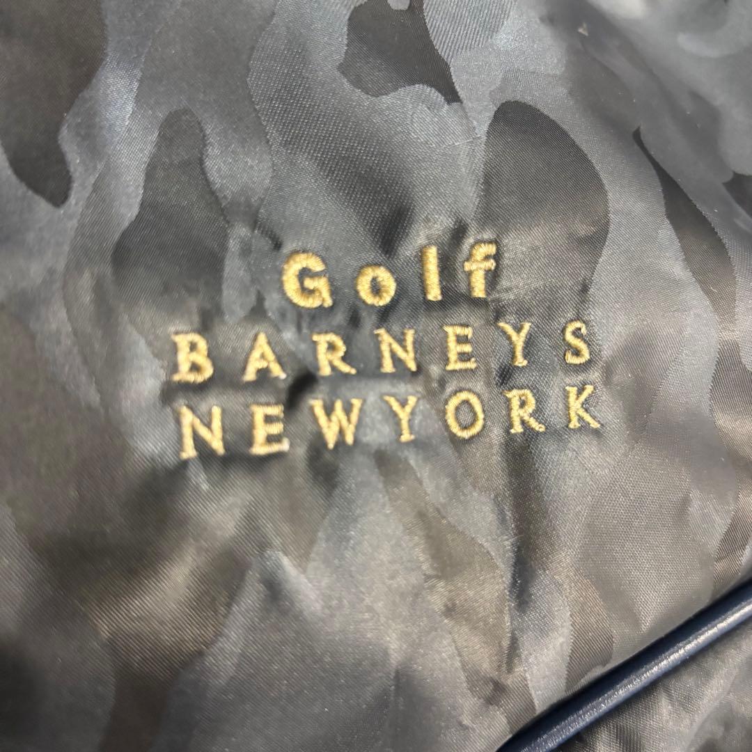 新品バーニーズニューヨーク　さりげない上品なネイビーカモ柄高機能クラブケース限定