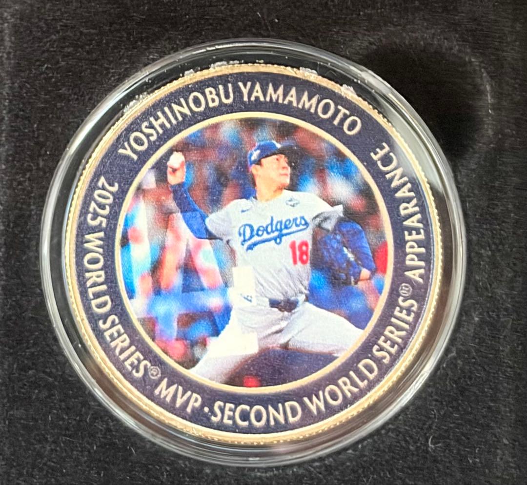 MLB ドジャーズ 山本由伸 ワールドシリーズ2025優勝 ゴールド1枚