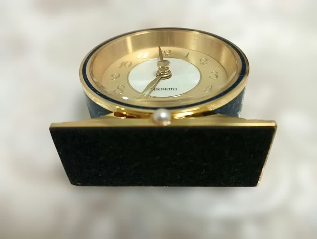 【美品】MIKIMOTO クリスタルラッカー　時計　動作確認済み！