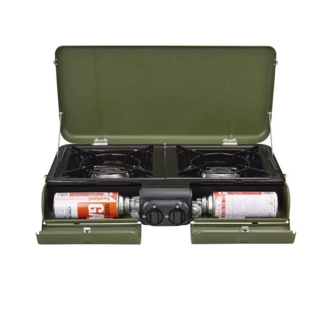 新品　イワタニ FLAT TWINS BBQこんろCB-TBG-2-OL