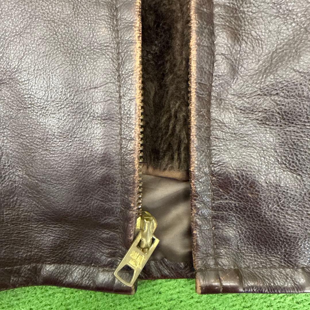 Schott レザージャケット642VSサイズ40レッドブラウン