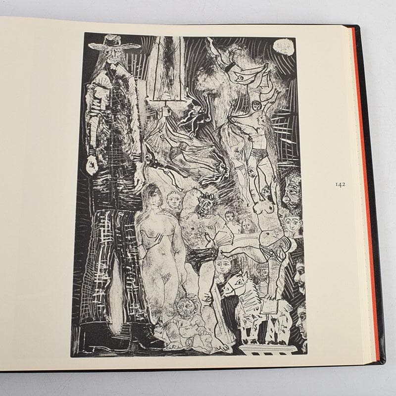 時事通信社　パブロ・ピカソ　限定1000部Dー90番　絵・箱付　M　R9605H