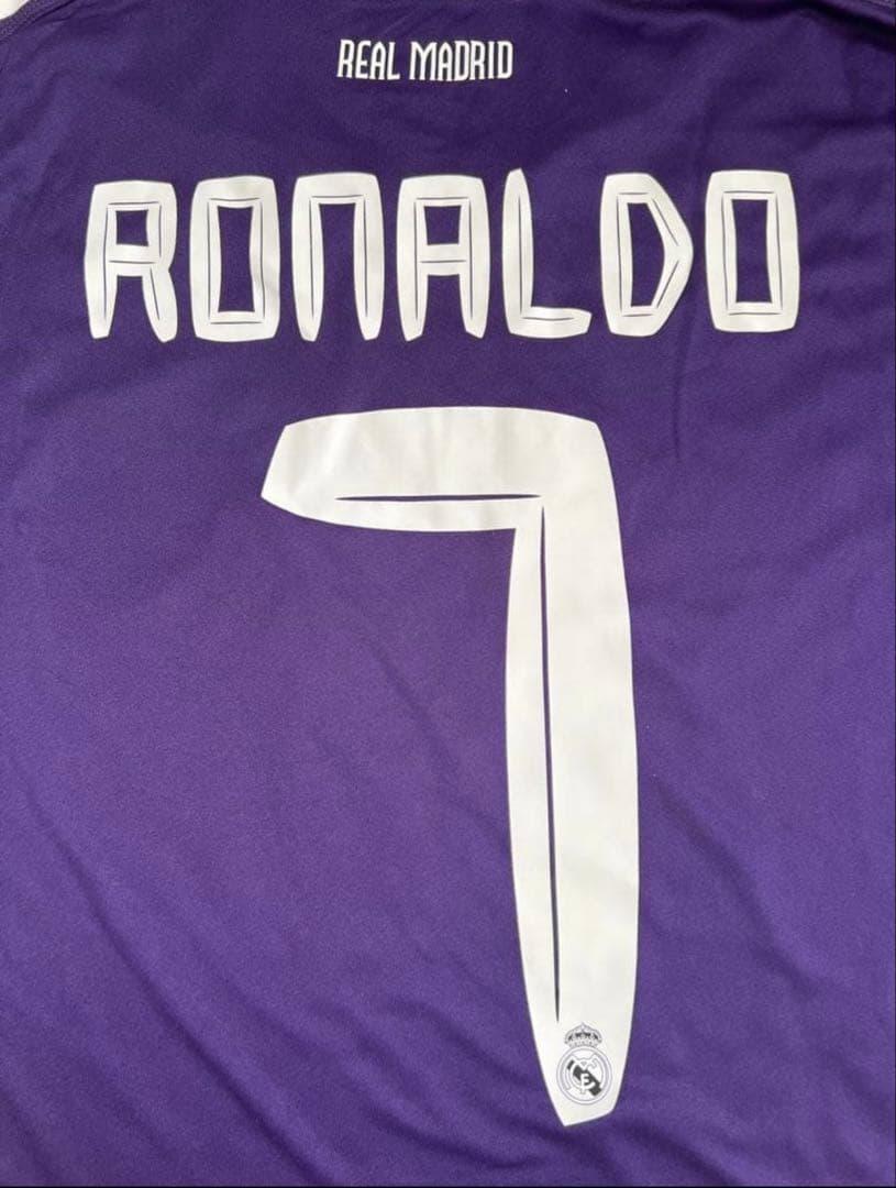 【希少】レアル・マドリード　クリスティアーノ・ロナウド　3rdユニフォーム　長袖