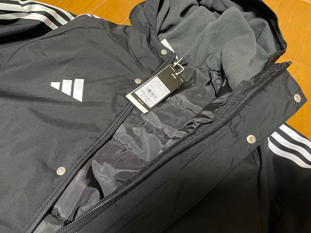 Mサイズ アディダス adidas ベンチコート サッカー 防寒