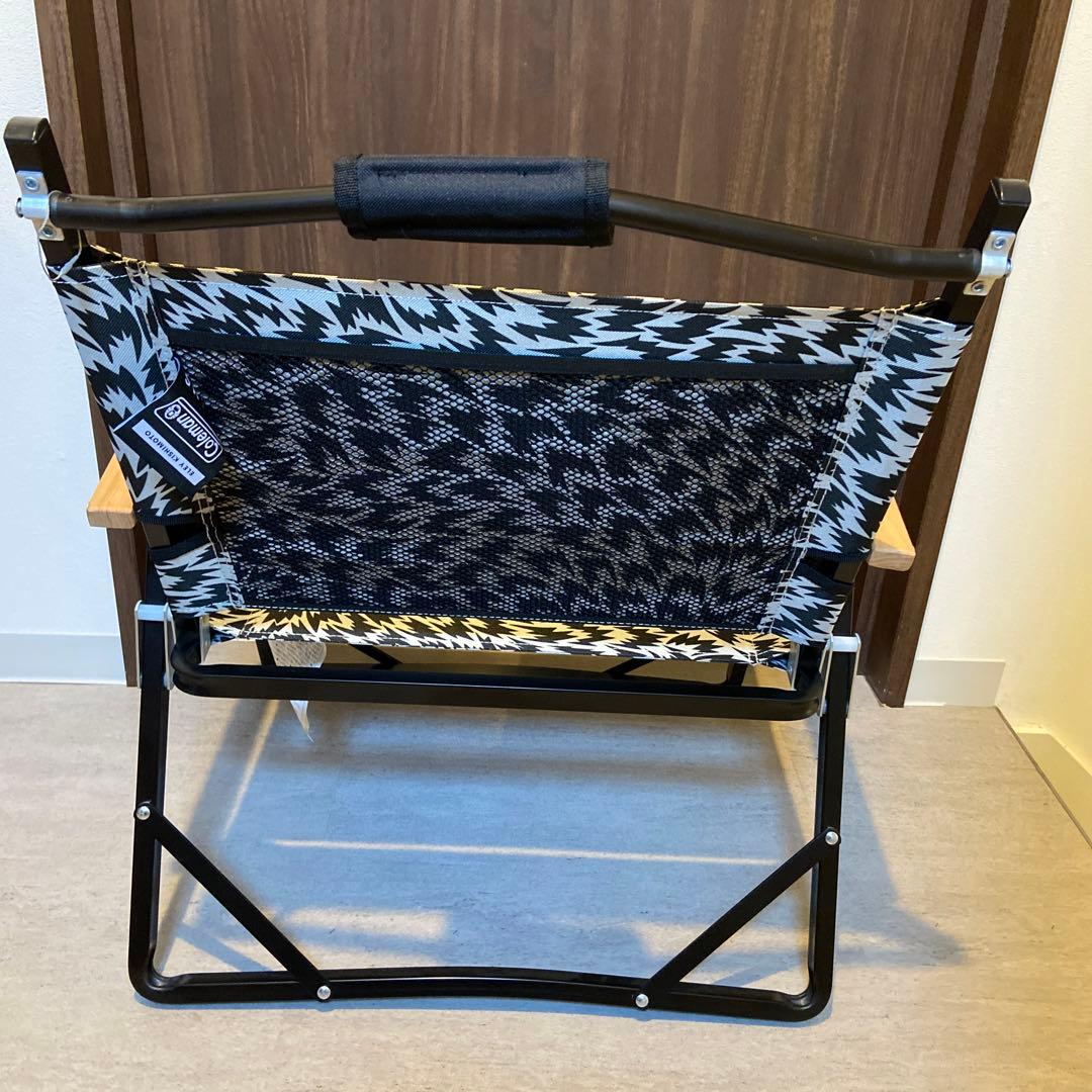 美品　イーリー キシモト × コールマン × ビームス 別注 チェア　黒