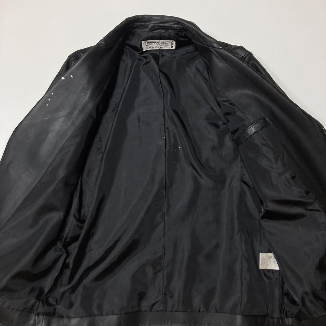 LEGENDA SHEEP LEATHER ダブルライダース M プリント