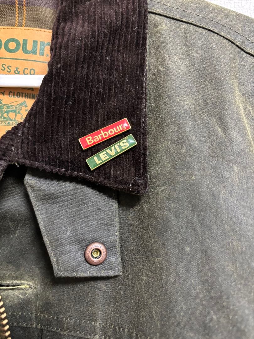 Levi’s Barbour Type2 ワックス トラッカー ジャケット S