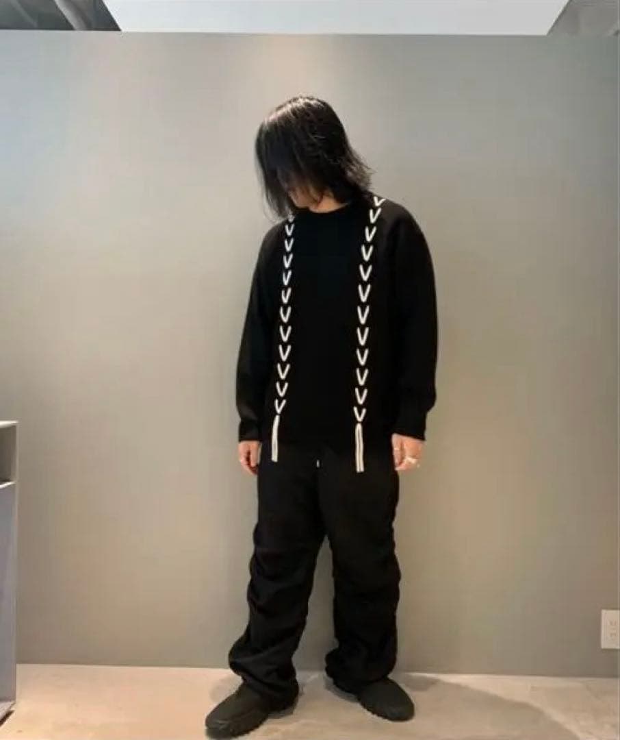 新品未使用　ラブレス　ナイロンパラシュートパンツ　L ブラック