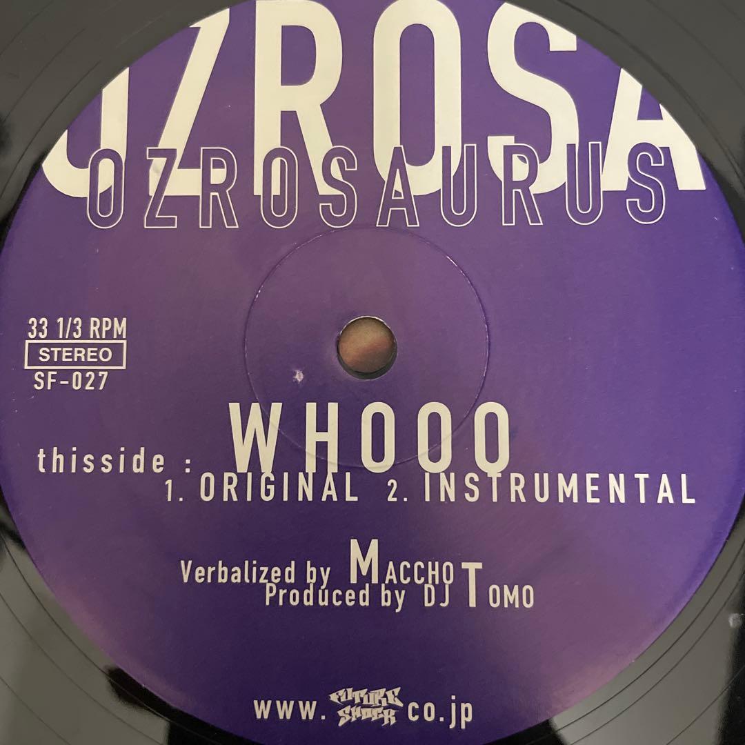 超激レア盤★OZROSAURUS WHOOO レコード　オジロザウルス