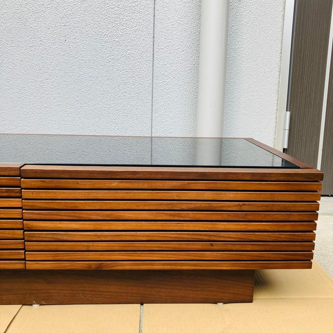 ARMONIA 収納付きセンターテーブル LUSSY ブラウン アルモニア