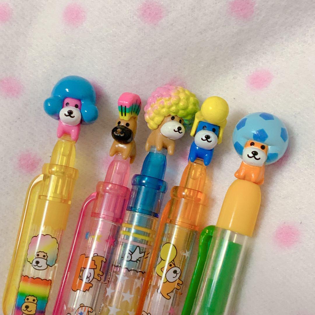 大量！　平成レトロ　アフロ犬　マスコット　シャーペン　ボールペン　まとめ売り