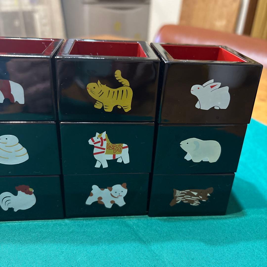 ミッキー様 京都くろちく12支飾り箱付、枡