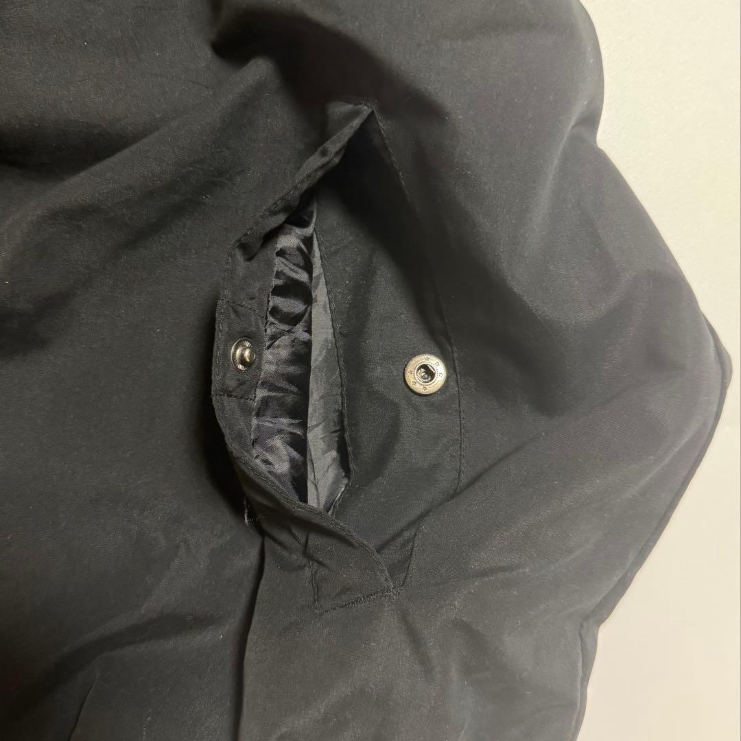 IBM ナイロンプルオーバー ピステ 企業物 黒 S