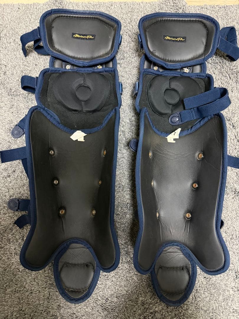 ミズノプロ軟式キャッチャー防具セット ネイビー