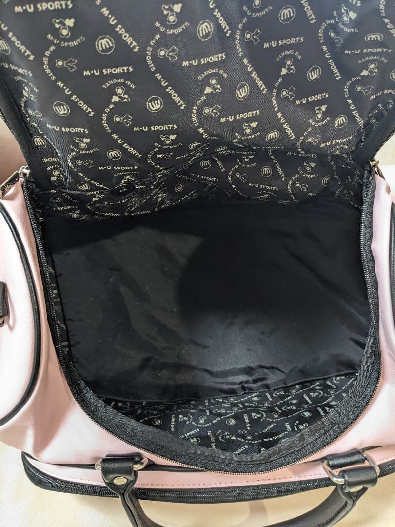 美品　M-U SPORTS ピンク ボストンバッグ ゴルフバック
