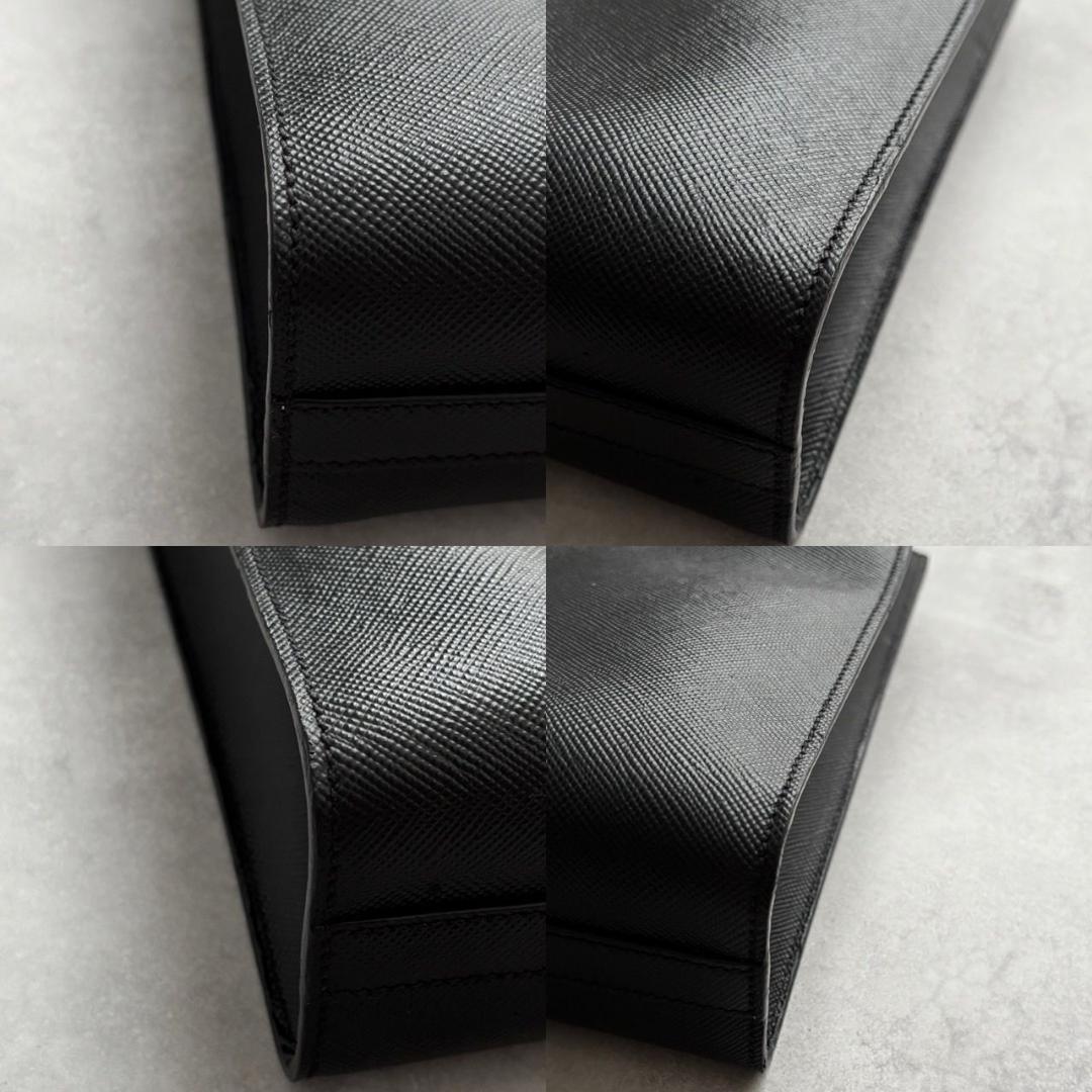 コメント割引適用済み!PRADA 2025最新/現行 レザー トートバッグ