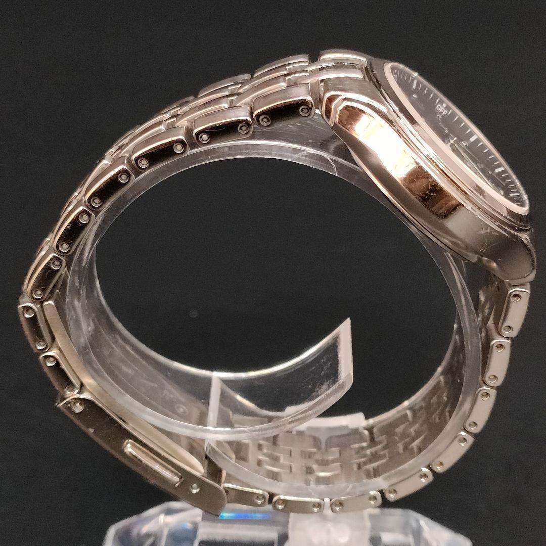 美品　CITIZEN　シチズン　アテッサ　ブラック　シルバー　ソーラー　腕時計