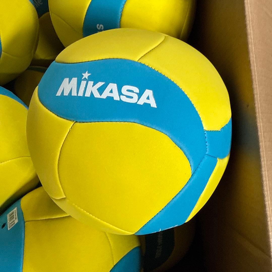 11個セットMIKASA STPEV4W-YSBL スマイルバレーボール 4号球
