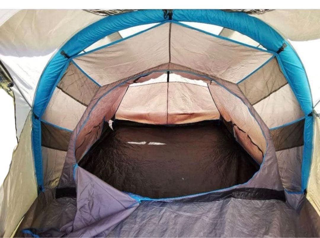 Quechua キャンプテント ポンプ付きAIR SECONDS FAMILY4