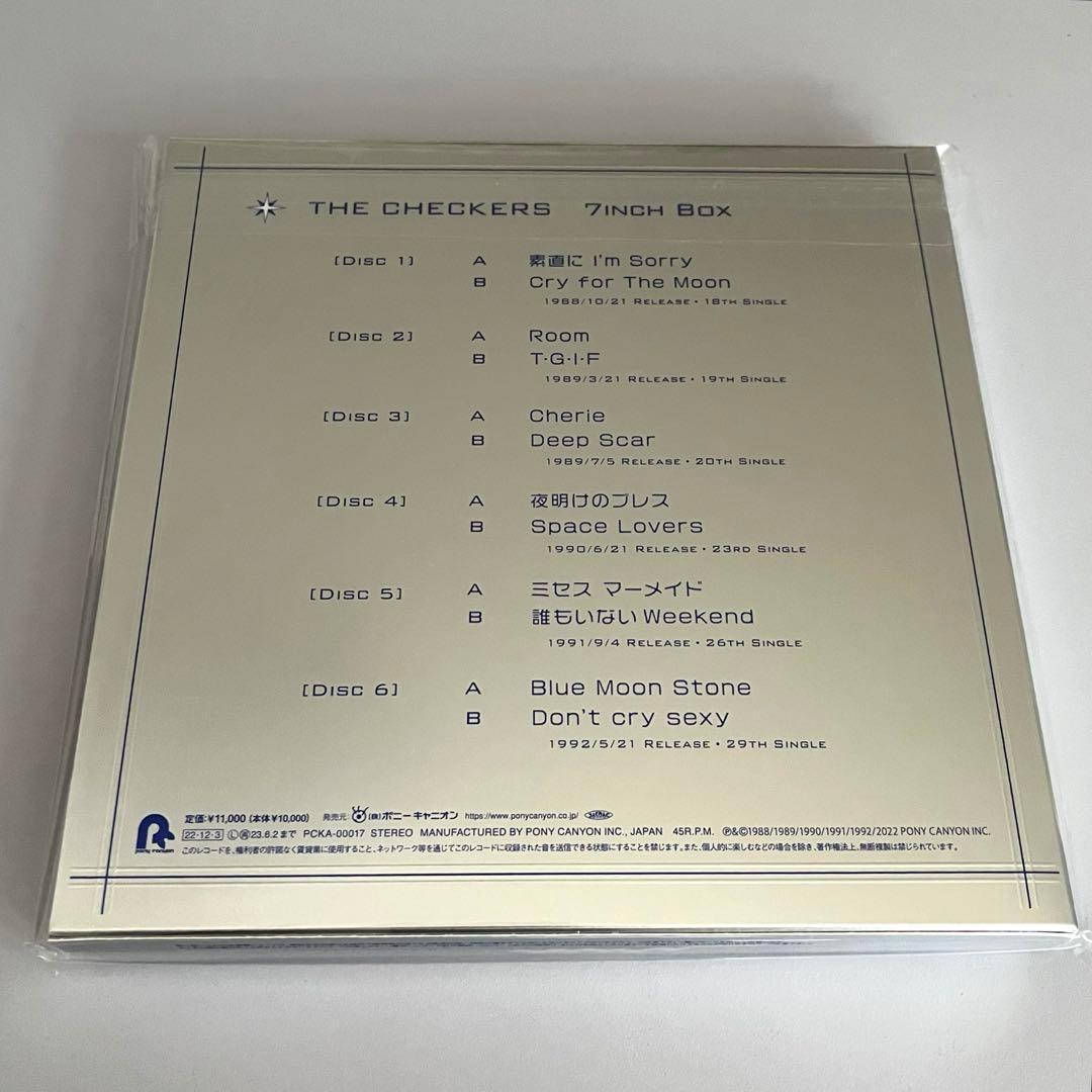 チェッカーズ 7インチBOX レコード アナログ EP