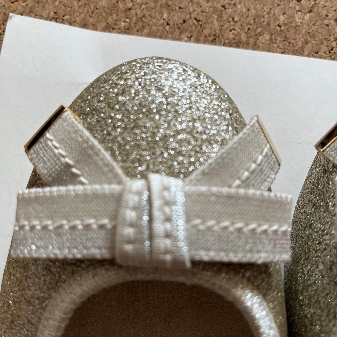 値下げ！美品！ANTEPRIMA アンテプリマゴールド バレエシューズ23.5