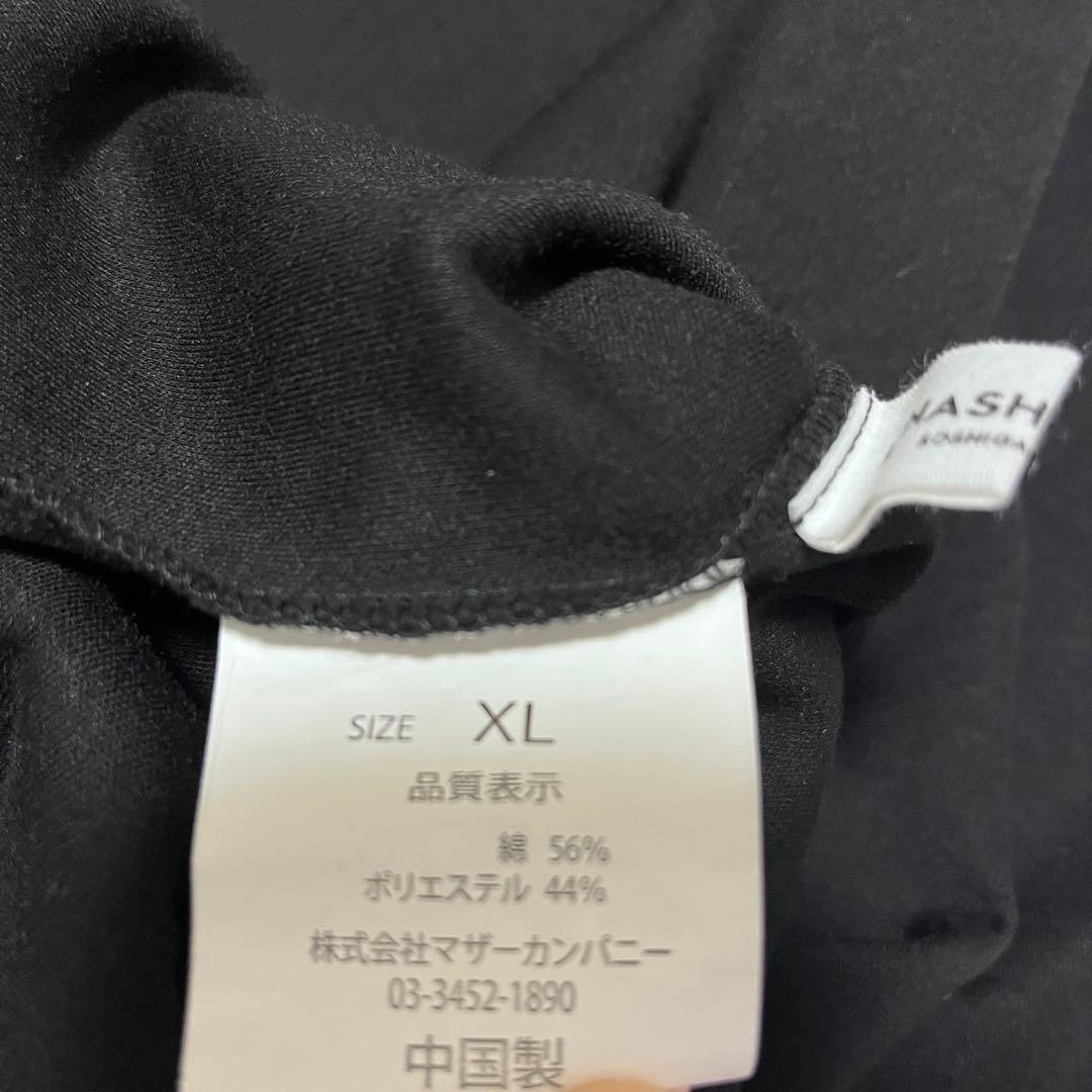 KINASHI CYCLE ゴルフ 半袖モックネックTシャツ XL ブラック