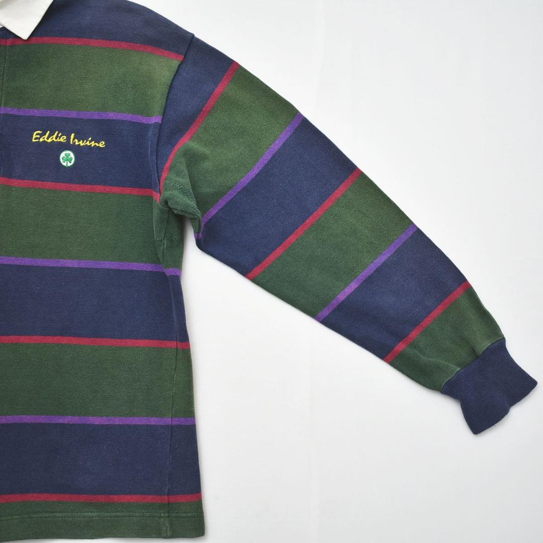 BABA 90s カナダ製 バーバリアン x F1 長袖 ラガーシャツ