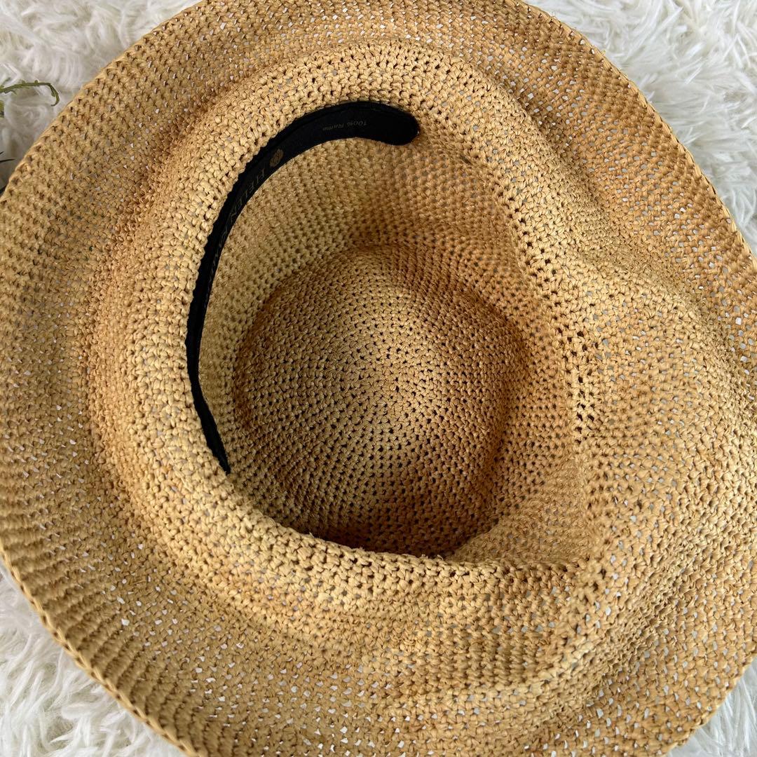美品★素敵です♪ヘレンカミンスキー 麦わら帽子 ハット 箱・袋付き