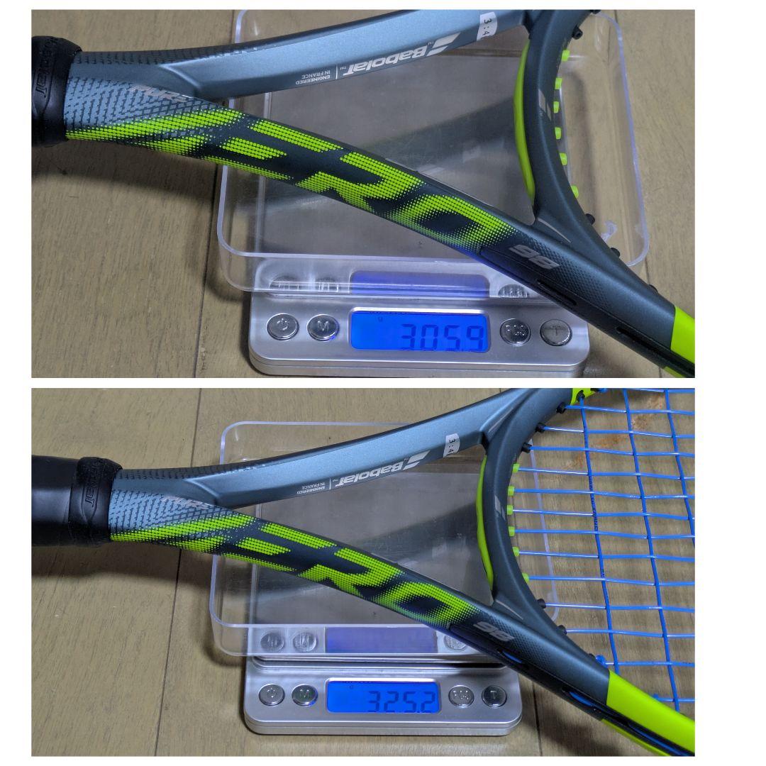 高速低弾道スピン ピュアアエロ98 2026新品同様G3 ストリング張上げ済