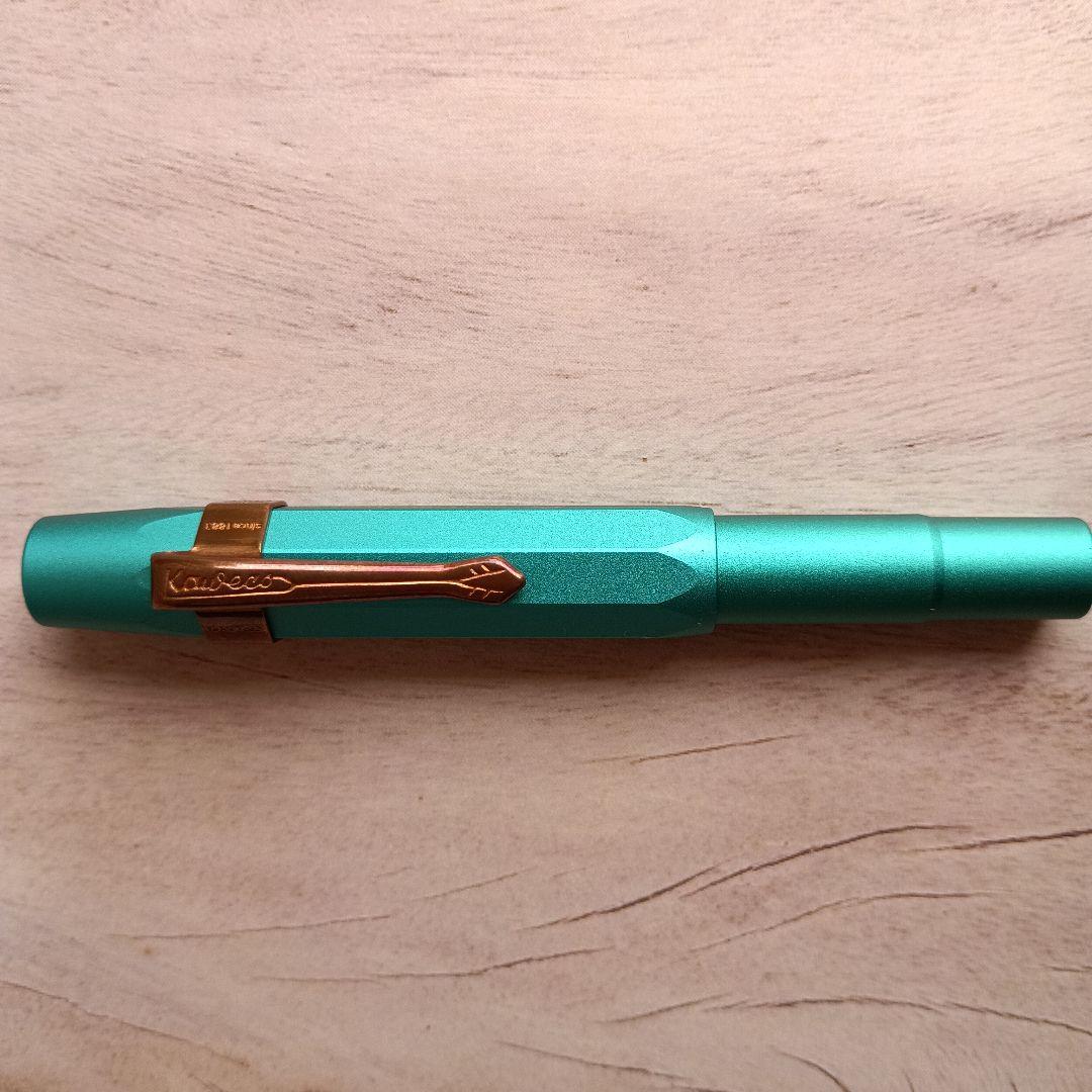 Kaweco Collection イグアナブルー 万年筆　ペン先F クリップ付