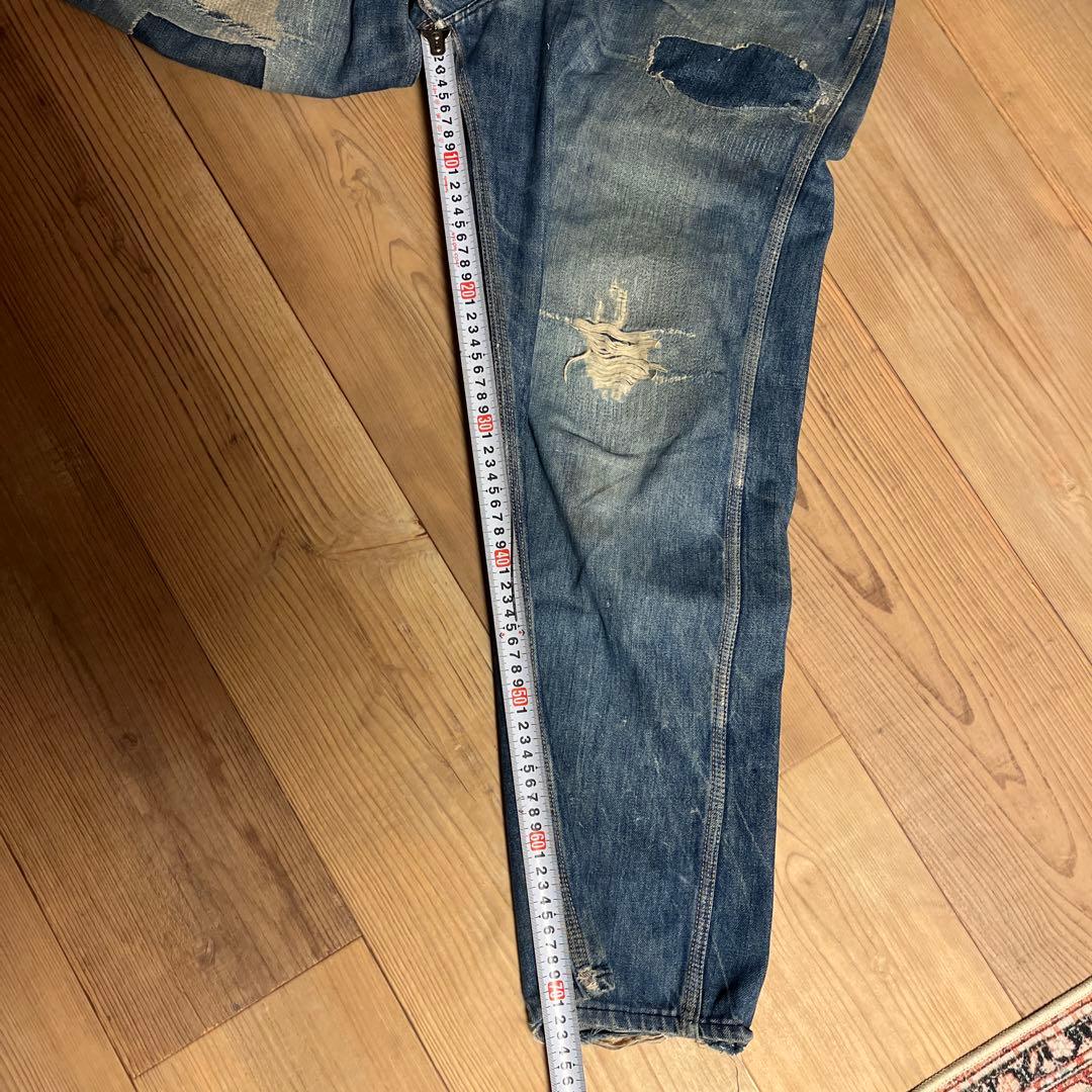 60s BIGMAC デニムペインターパンツ 襤褸 リペア