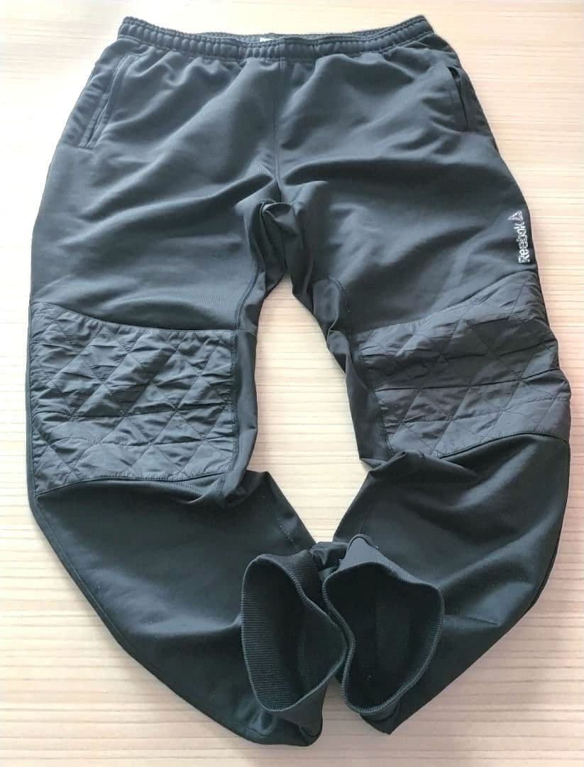 Reebok ハイブリッドスウェット 上下セット ブラック XO セットアップ