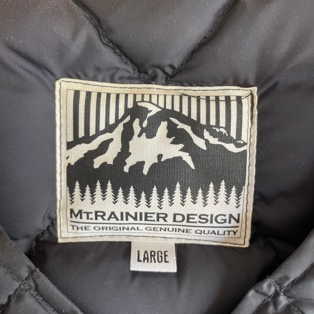 MT.RAINIER DESIGN ダウンベスト　ブラック　(L )MTレイニア