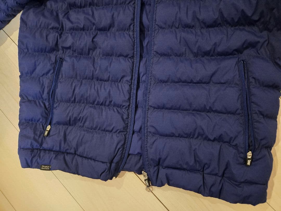 ま*6様 PEARLY GATES ネイビー 中綿ジャケットサイズ4