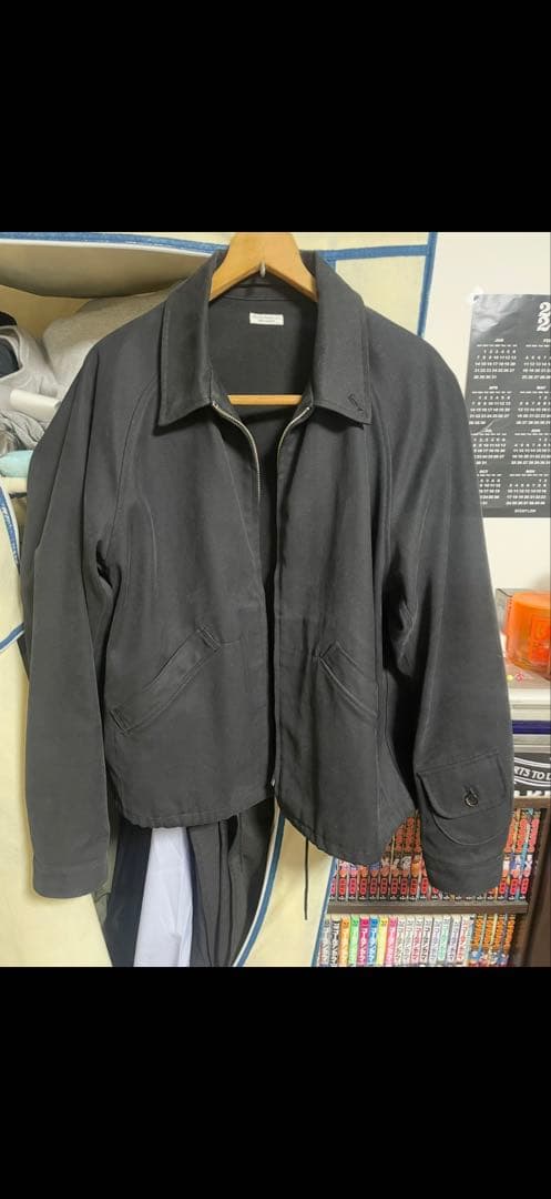 PHIGVEL ダッククロス スポーティングジャケット ブラック　山田蓮着