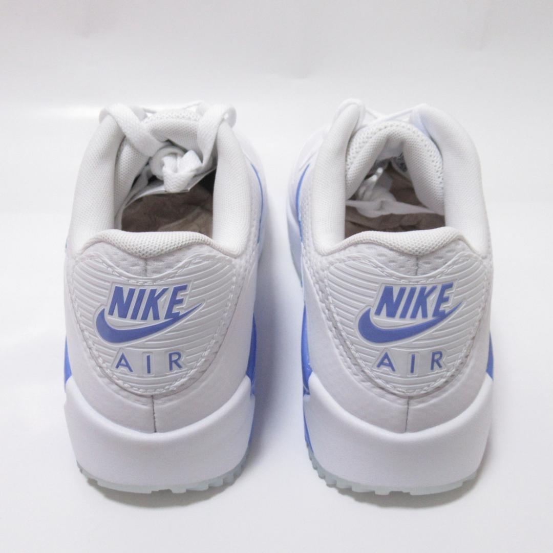 26.5cm 白 水色 ナイキ エアマックス90 G ゴルフ シューズ