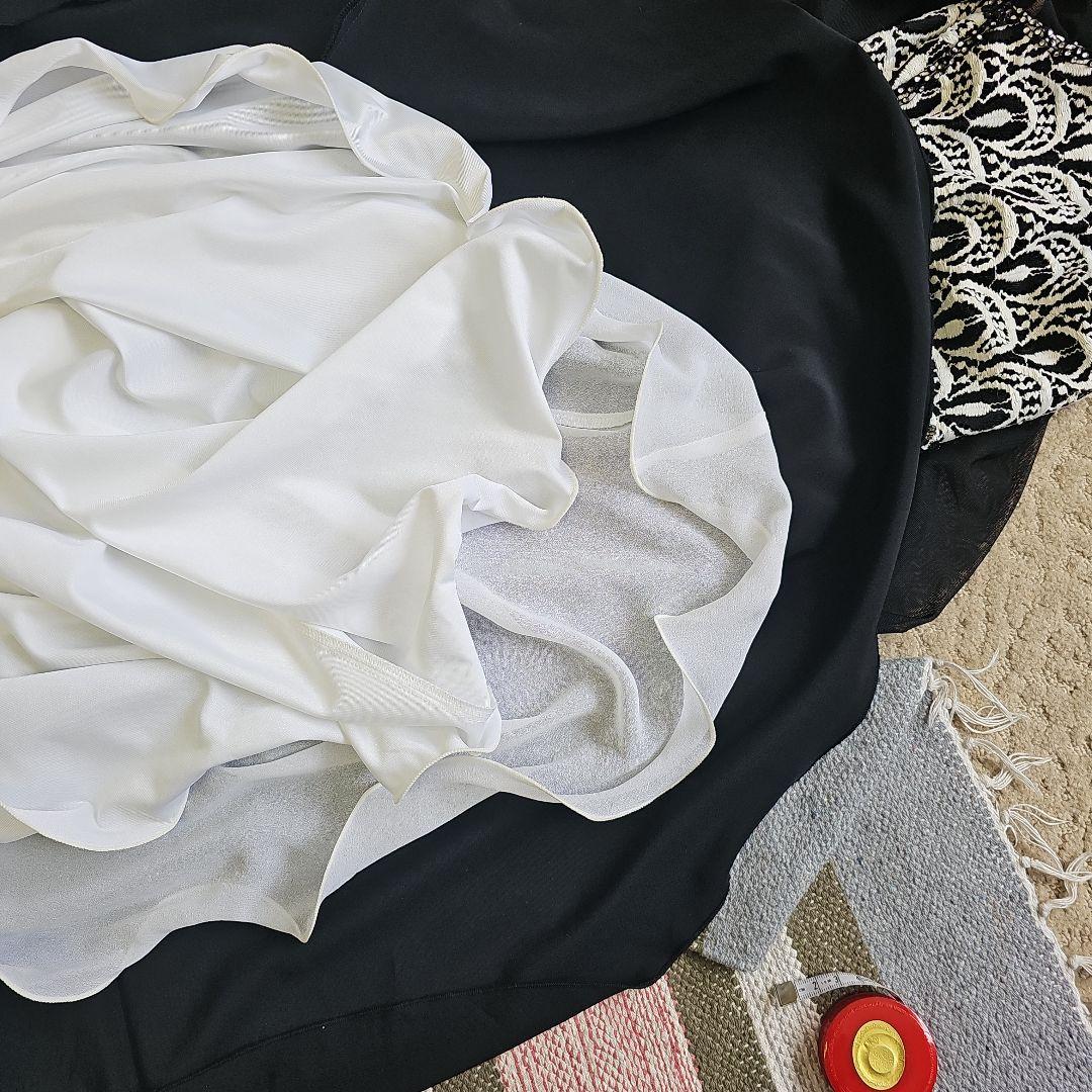 セキネ 社交ダンス レッスンウェア 黒と白 M