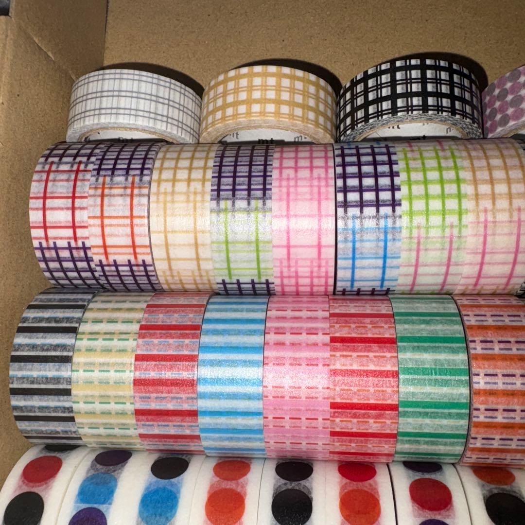 マスキングテープ　まとめ売り　中古　使いかけ　mt カモ井　カラーセレクト