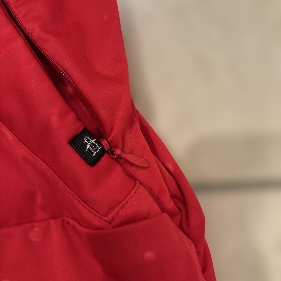 Munsingwear フード付き ダウンジャケット 赤