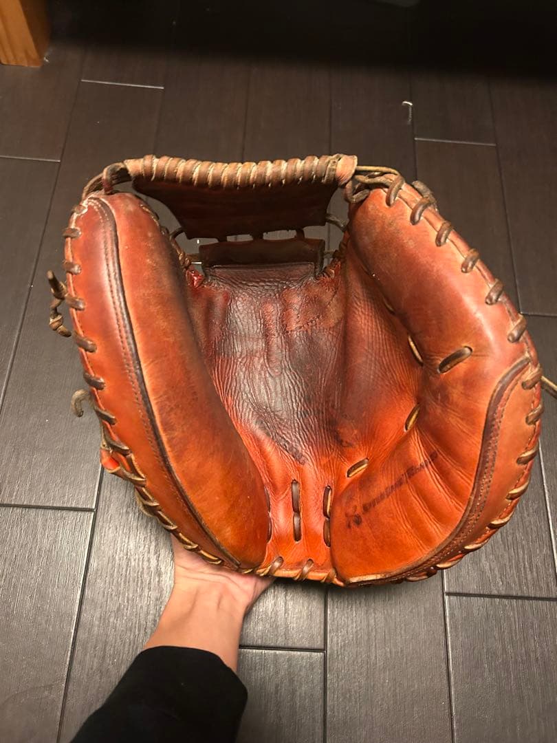 ミズノプロ 硬式グローブ ブラウン