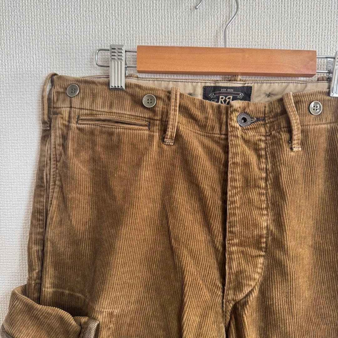 【レア】RRLコーデュロイカーゴパンツ　ブラウン　ラルフローレン 29