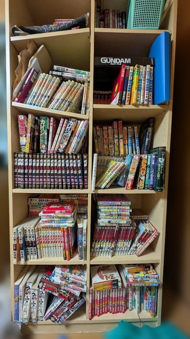 漫画：小説など約500冊
