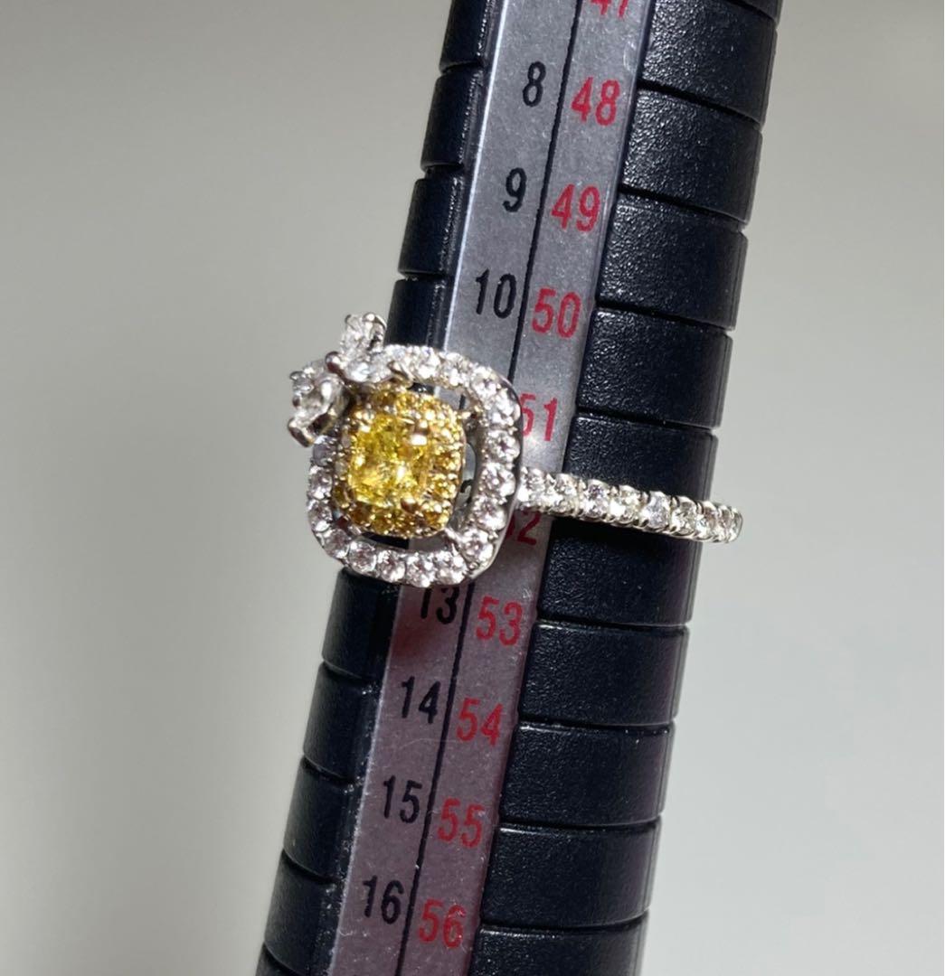 イエローダイヤモンドリング