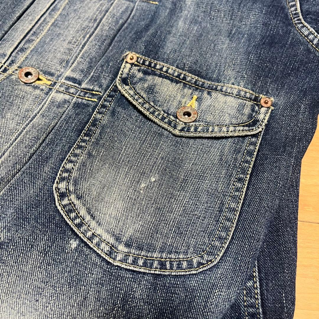 ロンハーマン デニムジャケット 1st 対戦モデル メンズ ヴィンテージ加工