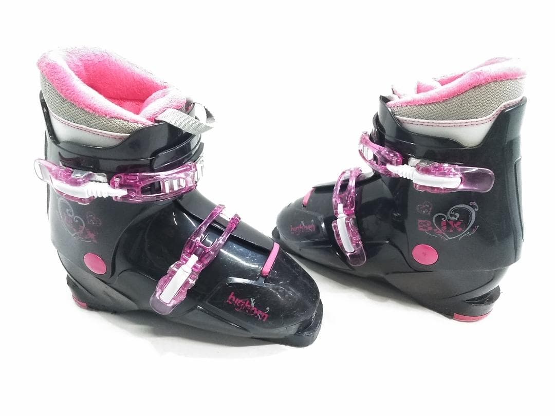 レディーススキー4点セット ハート ディーバ3 148cm ブーツ25cm ◇