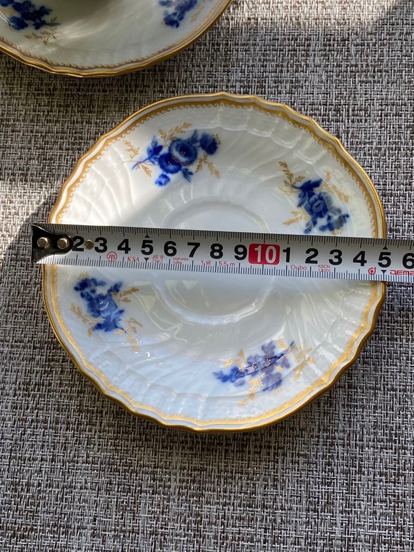 リチャードジノリ　サンタマルゲリータ　金彩　カップ＆ソーサー 2客