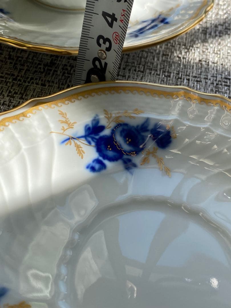 リチャードジノリ　サンタマルゲリータ　金彩　カップ＆ソーサー 2客